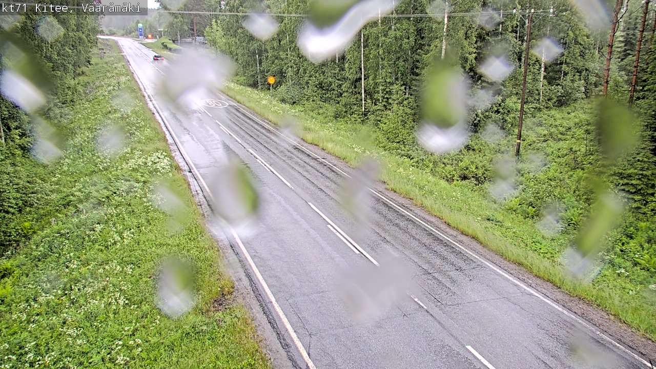 Weather Camera Image Road 71 Väärämäki, Kitee, Pohjois-Karjala