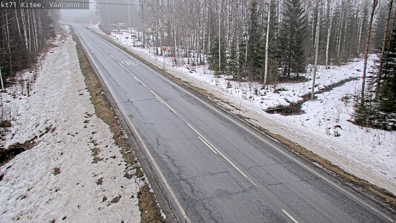 Kelikamerat Kuva Tie 71 Kitee, Väärämäki, Kitee, Pohjois-Karjala