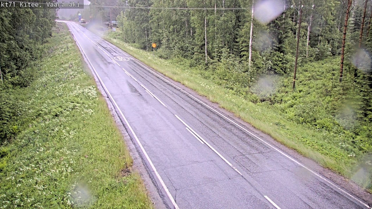 Kelikamerat Kuva Tie 71 Kitee, Väärämäki, Kitee, Pohjois-Karjala