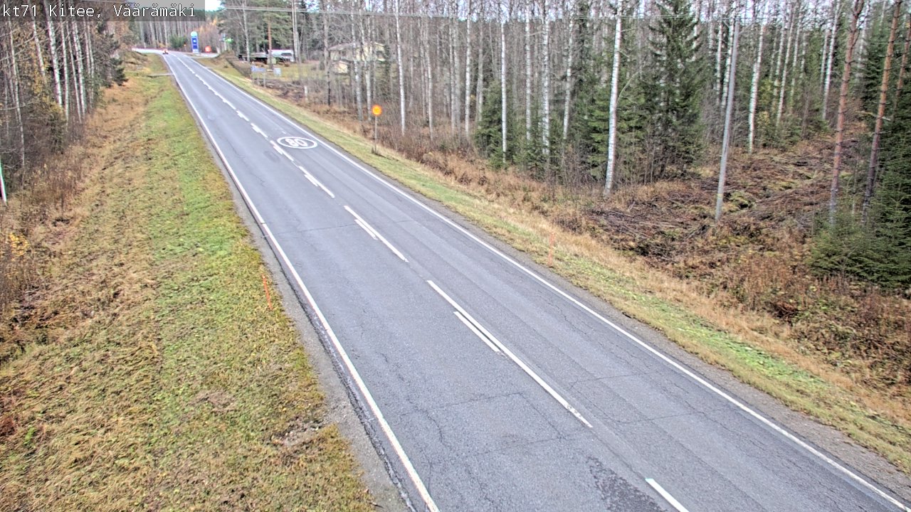 Kelikamerat Kuva Tie 71 Kitee, Väärämäki, Kitee, Pohjois-Karjala