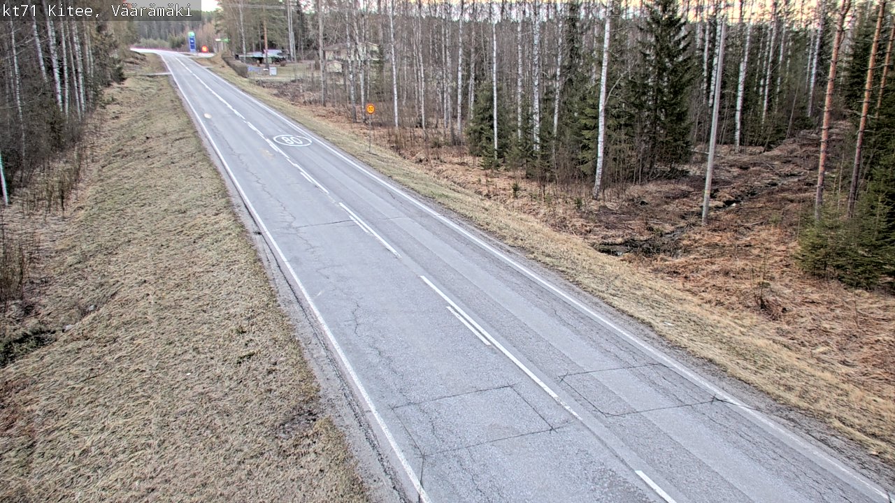 Weather Camera Image Road 71 Väärämäki, Kitee, Pohjois-Karjala