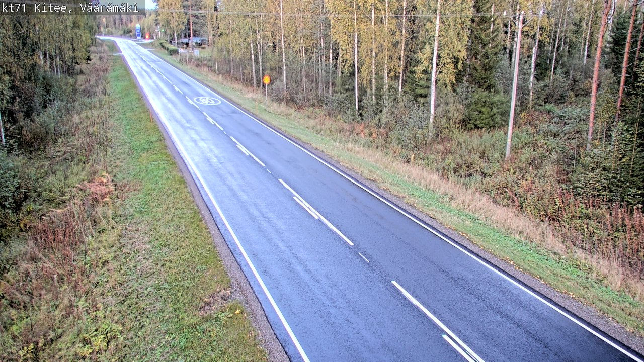 Kelikamerat Kuva Tie 71 Kitee, Väärämäki, Kitee, Pohjois-Karjala