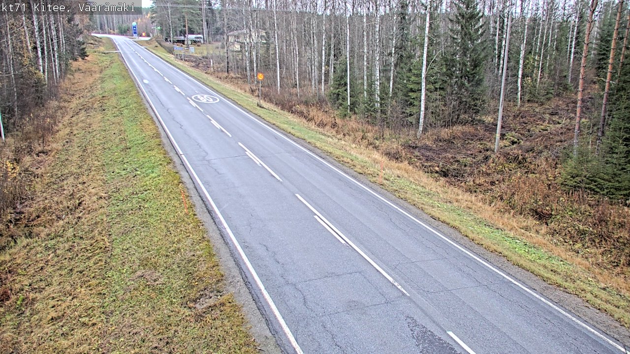 Kelikamerat Kuva Tie 71 Kitee, Väärämäki, Kitee, Pohjois-Karjala