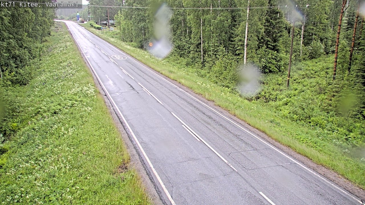 Kelikamerat Kuva Tie 71 Kitee, Väärämäki, Kitee, Pohjois-Karjala