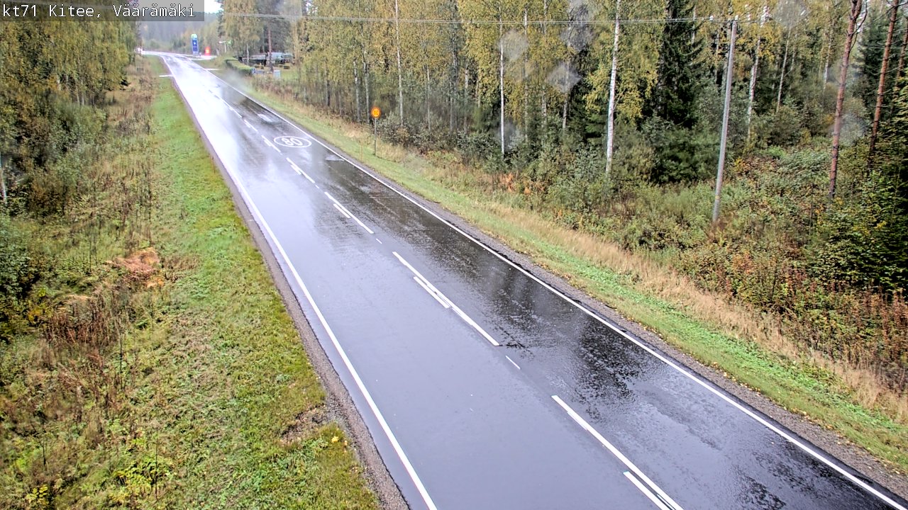 Kelikamerat Kuva Tie 71 Kitee, Väärämäki, Kitee, Pohjois-Karjala
