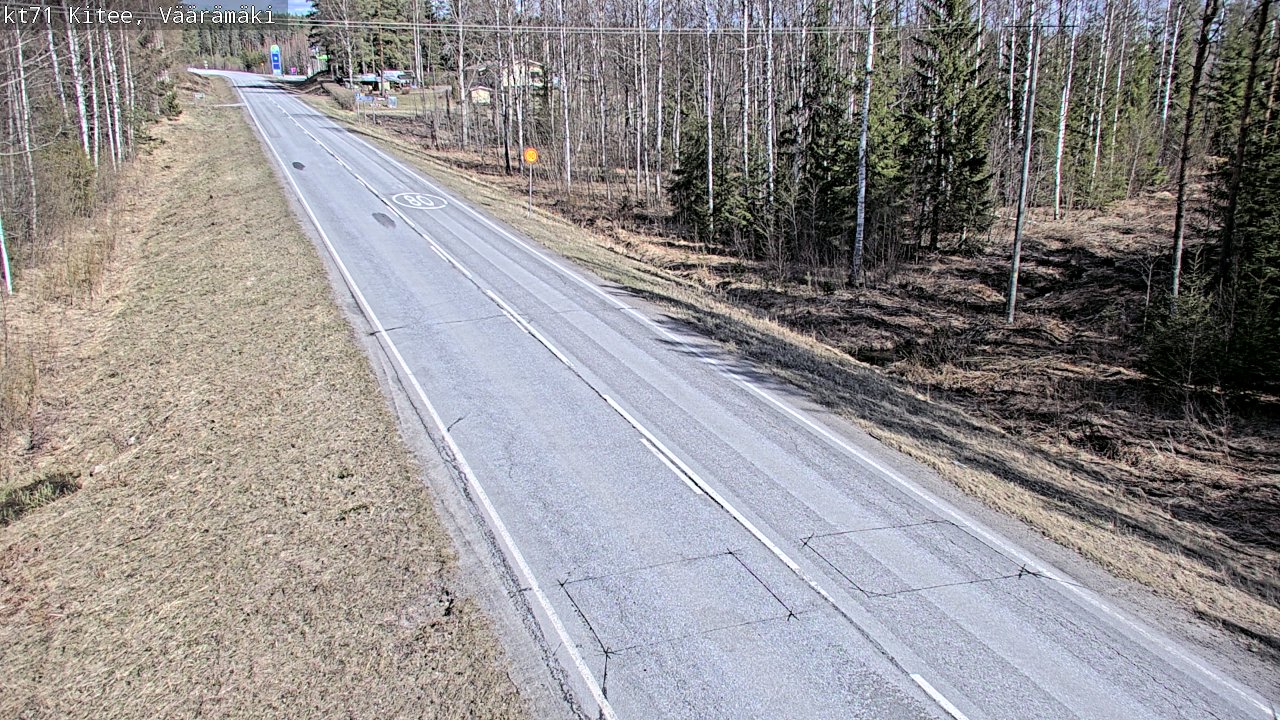 Kelikamerat Kuva Tie 71 Kitee, Väärämäki, Kitee, Pohjois-Karjala