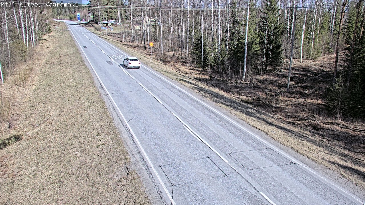 Kelikamerat Kuva Tie 71 Kitee, Väärämäki, Kitee, Pohjois-Karjala