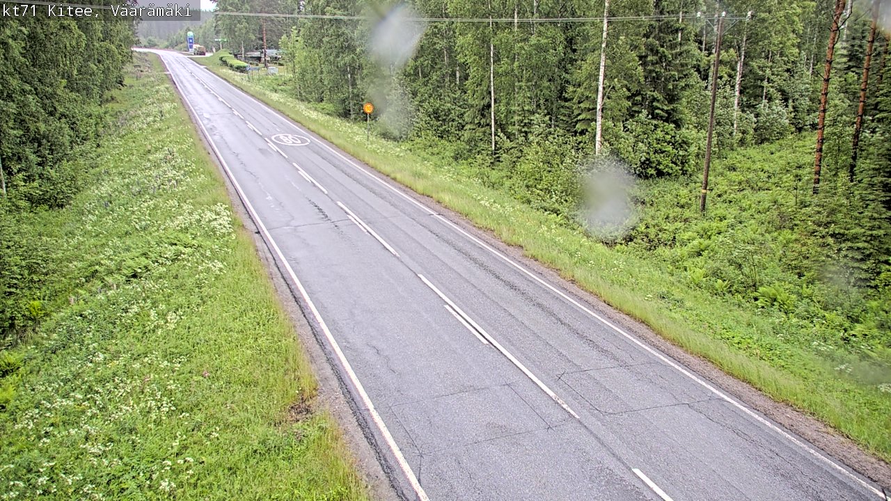 Kelikamerat Kuva Tie 71 Kitee, Väärämäki, Kitee, Pohjois-Karjala