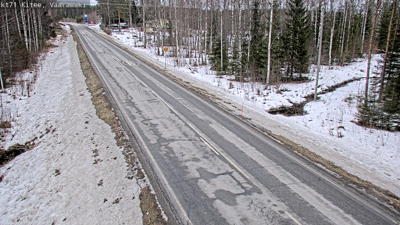 Kelikamerat Kuva Tie 71 Kitee, Väärämäki, Kitee, Pohjois-Karjala