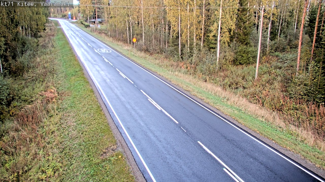 Kelikamerat Kuva Tie 71 Kitee, Väärämäki, Kitee, Pohjois-Karjala