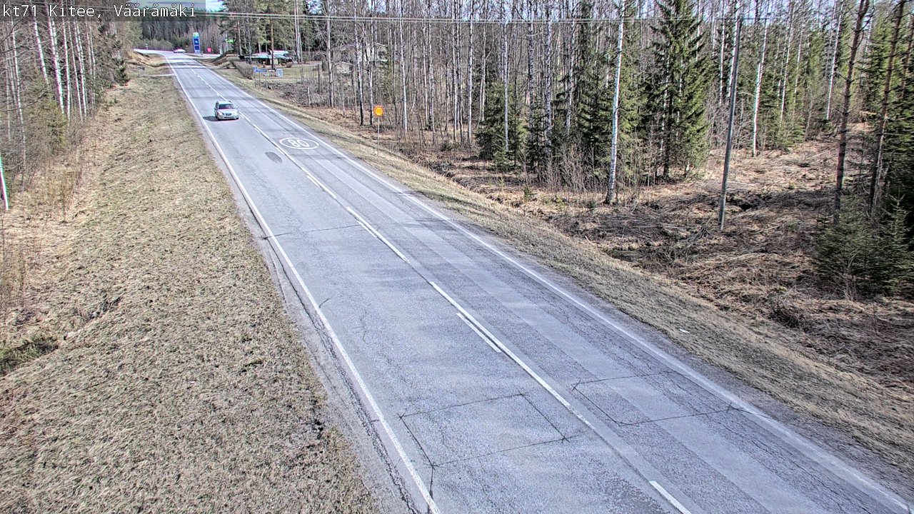 Kelikamerat Kuva Tie 71 Kitee, Väärämäki, Kitee, Pohjois-Karjala