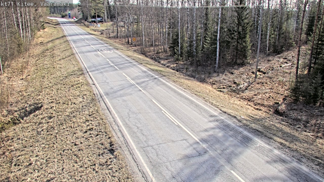 Kelikamerat Kuva Tie 71 Kitee, Väärämäki, Kitee, Pohjois-Karjala