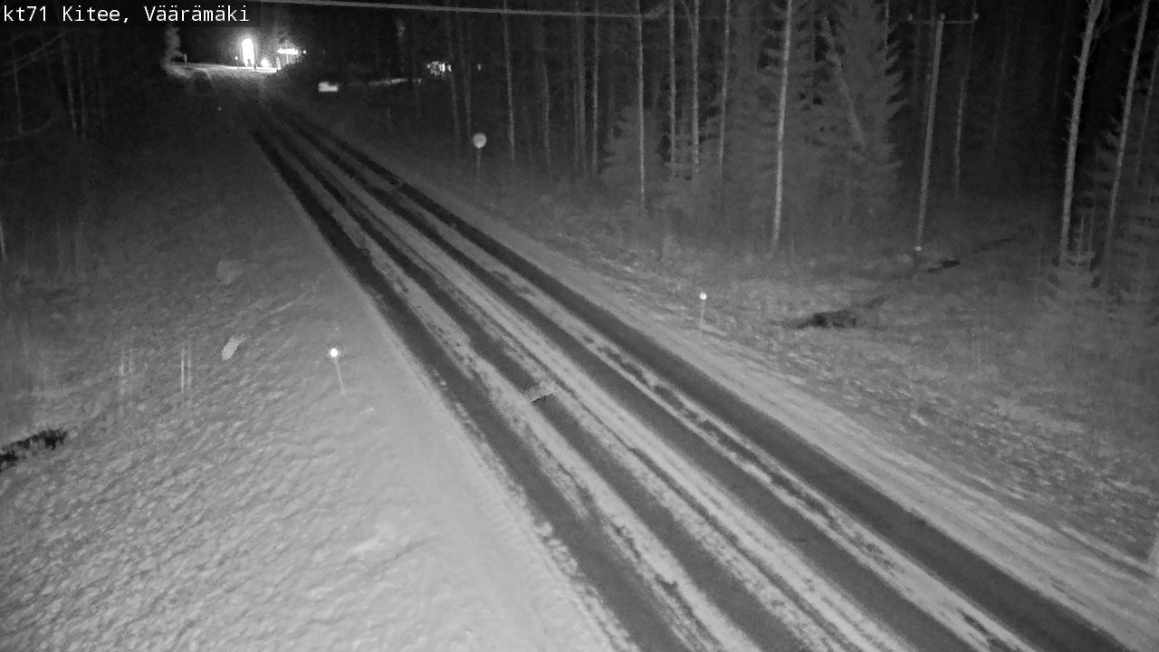 Weather Camera Image Väg 71 Väärämäki, Kitee, Pohjois-Karjala