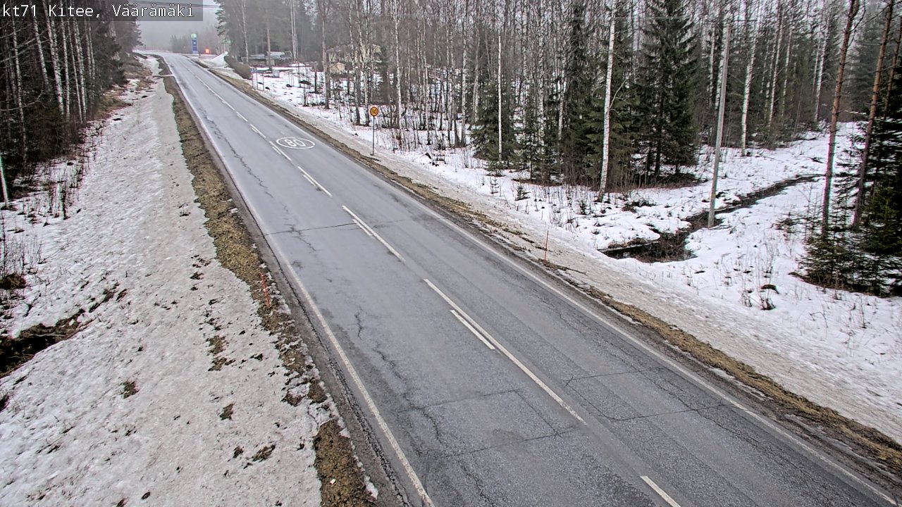 Kelikamerat Kuva Tie 71 Kitee, Väärämäki, Kitee, Pohjois-Karjala
