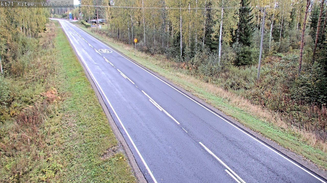 Kelikamerat Kuva Tie 71 Kitee, Väärämäki, Kitee, Pohjois-Karjala