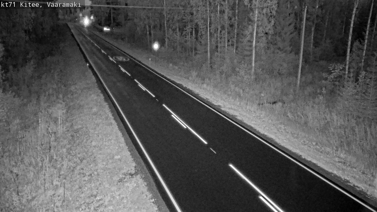 Kelikamerat Kuva Tie 71 Kitee, Väärämäki, Kitee, Pohjois-Karjala