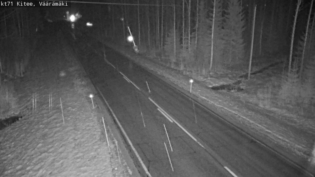 Kelikamerat Kuva Tie 71 Kitee, Väärämäki, Kitee, Pohjois-Karjala