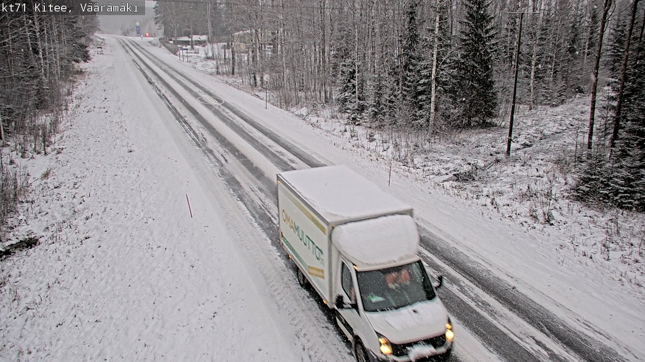 Weather Camera Image Väg 71 Väärämäki, Kitee, Pohjois-Karjala