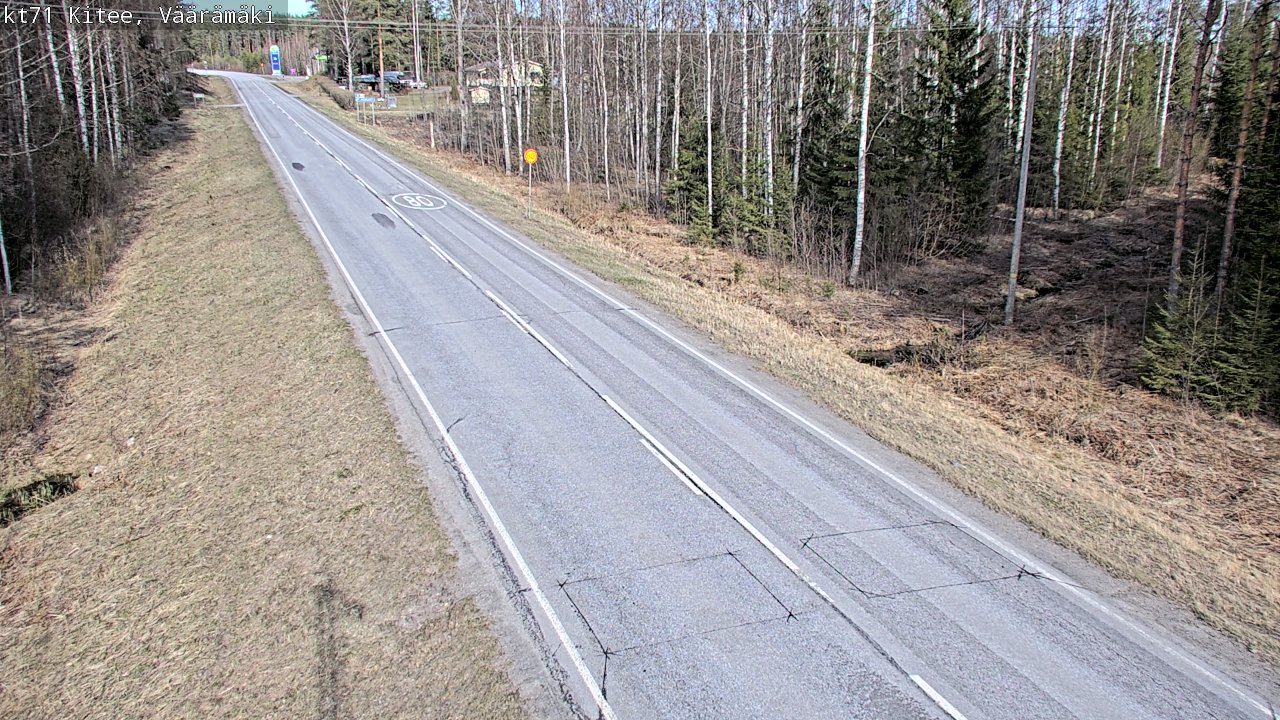 Kelikamerat Kuva Tie 71 Kitee, Väärämäki, Kitee, Pohjois-Karjala