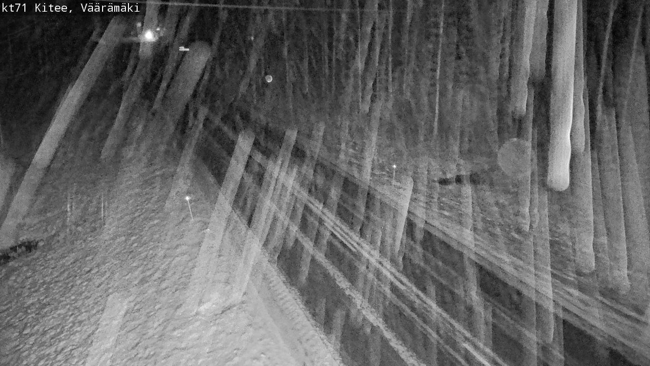 Weather Camera Image Väg 71 Väärämäki, Kitee, Pohjois-Karjala