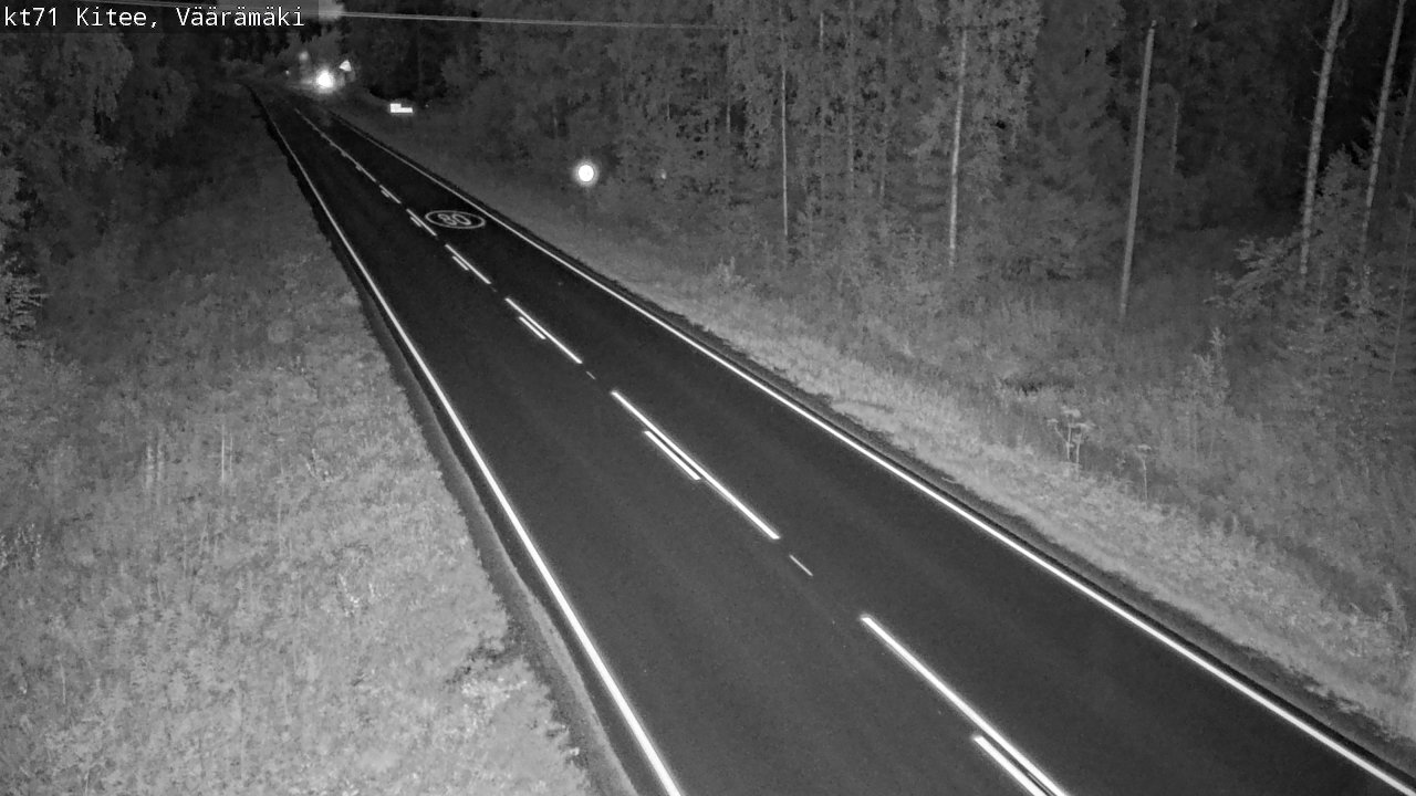 Kelikamerat Kuva Tie 71 Kitee, Väärämäki, Kitee, Pohjois-Karjala