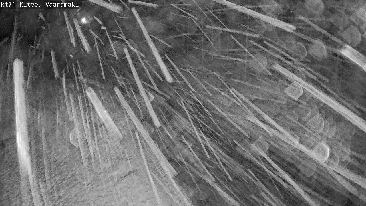 Weather Camera Image Väg 71 Väärämäki, Kitee, Pohjois-Karjala