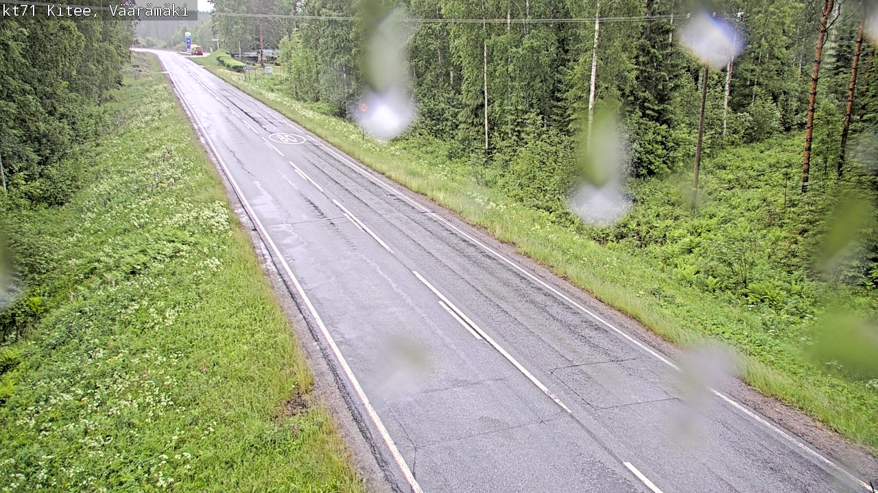 Kelikamerat Kuva Tie 71 Kitee, Väärämäki, Kitee, Pohjois-Karjala