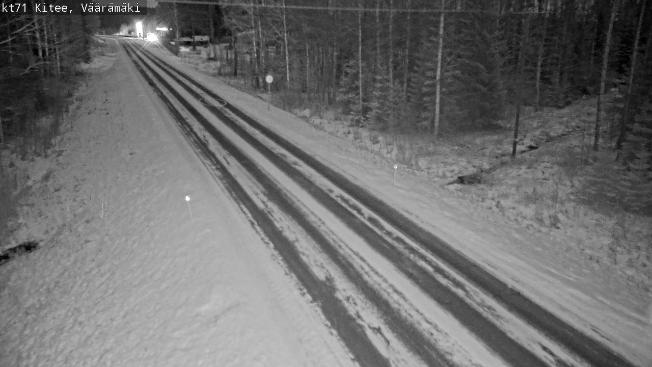 Weather Camera Image Väg 71 Väärämäki, Kitee, Pohjois-Karjala