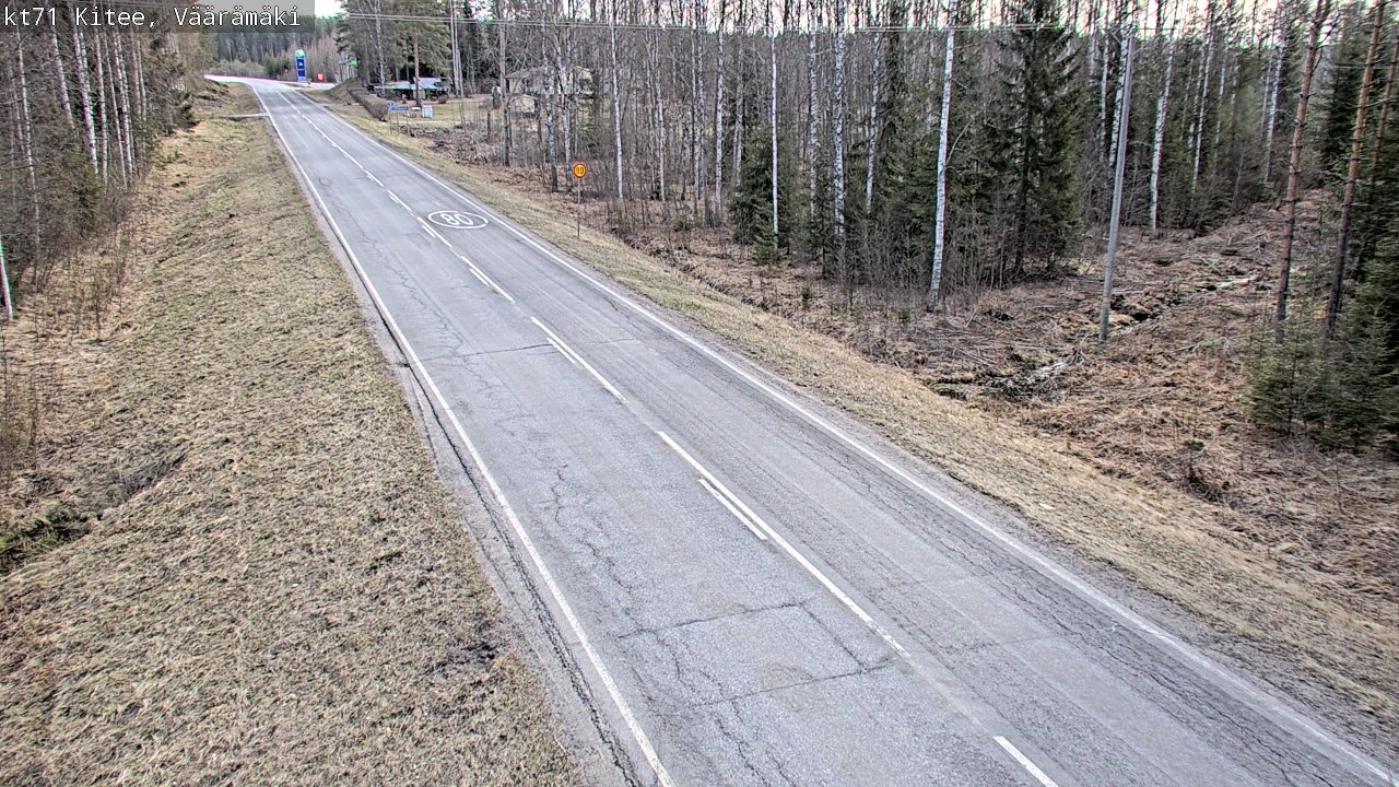 Kelikamerat Kuva Tie 71 Kitee, Väärämäki, Kitee, Pohjois-Karjala
