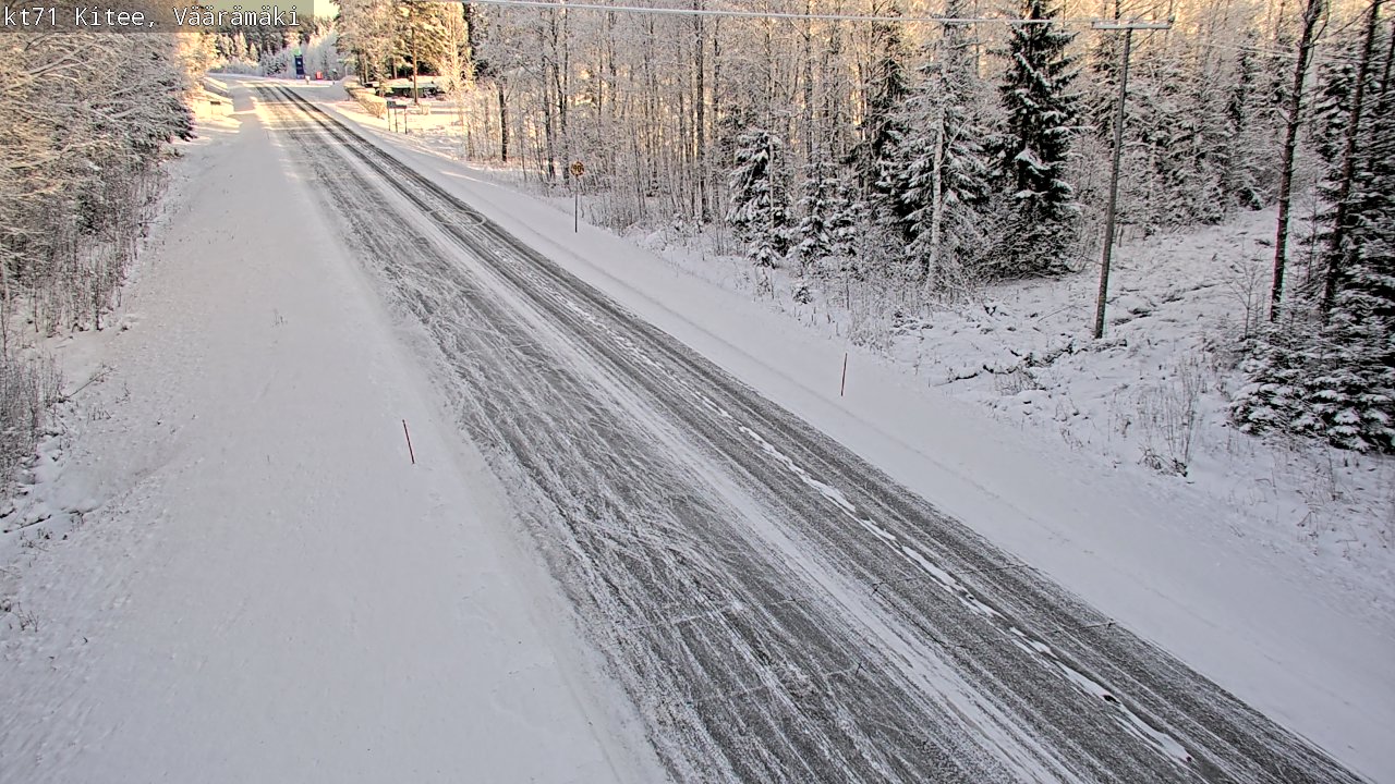 Weather Camera Image Road 71 Väärämäki, Kitee, Pohjois-Karjala