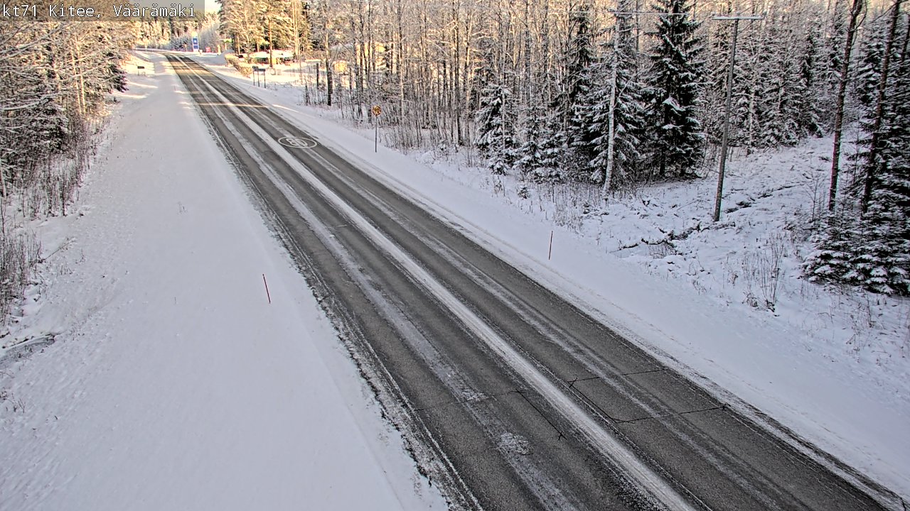 Kelikamerat Kuva Tie 71 Kitee, Väärämäki, Kitee, Pohjois-Karjala