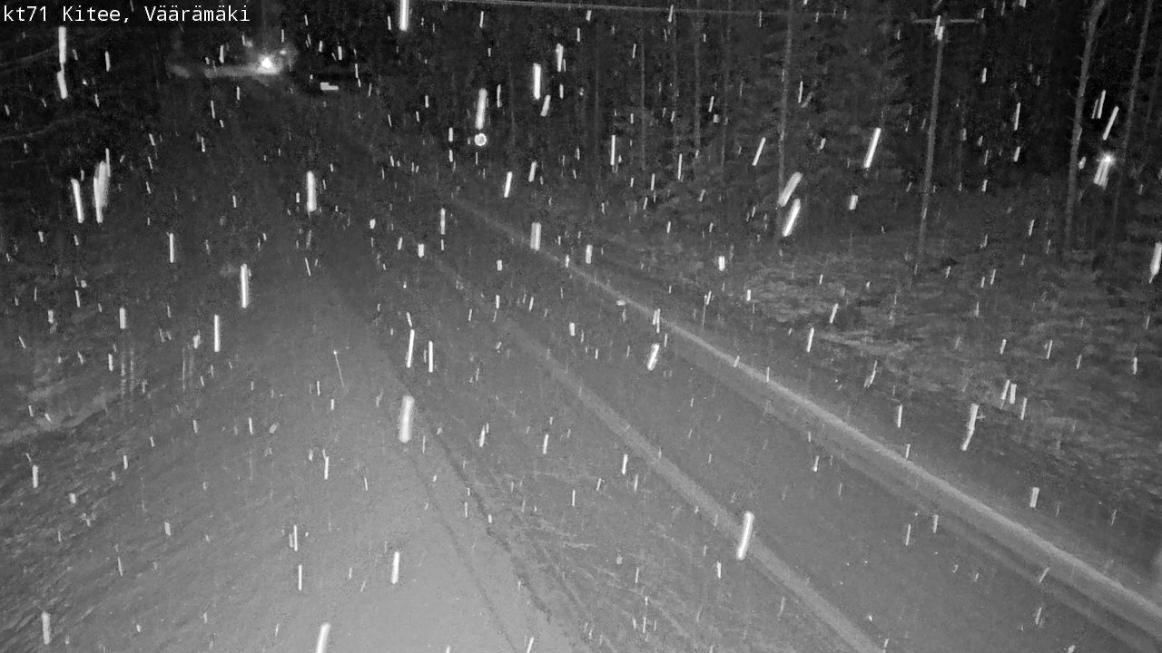 Kelikamerat Kuva Tie 71 Kitee, Väärämäki, Kitee, Pohjois-Karjala