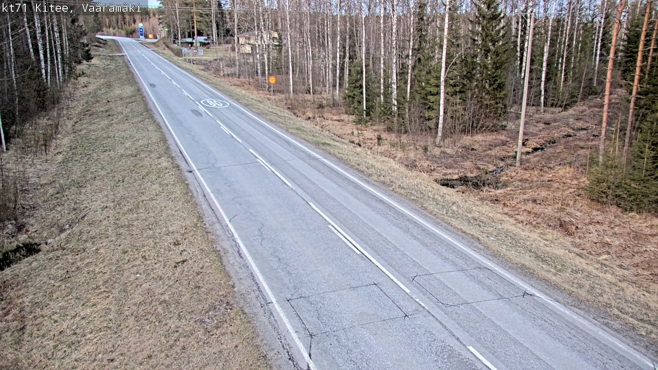 Kelikamerat Kuva Tie 71 Kitee, Väärämäki, Kitee, Pohjois-Karjala