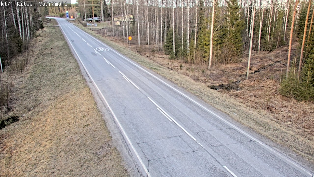 Kelikamerat Kuva Tie 71 Kitee, Väärämäki, Kitee, Pohjois-Karjala