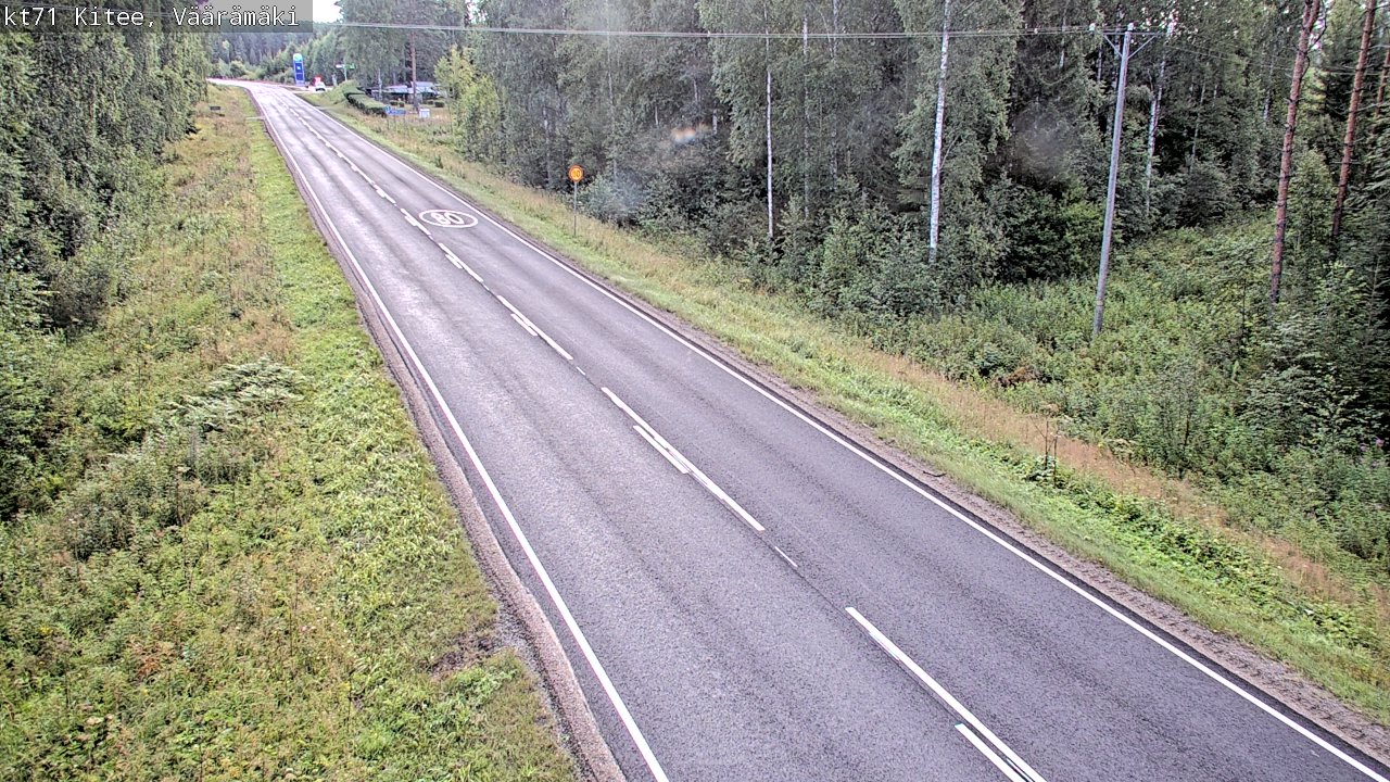 Weather Camera Image Road 71 Väärämäki, Kitee, Pohjois-Karjala