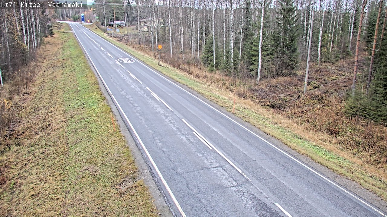 Kelikamerat Kuva Tie 71 Kitee, Väärämäki, Kitee, Pohjois-Karjala