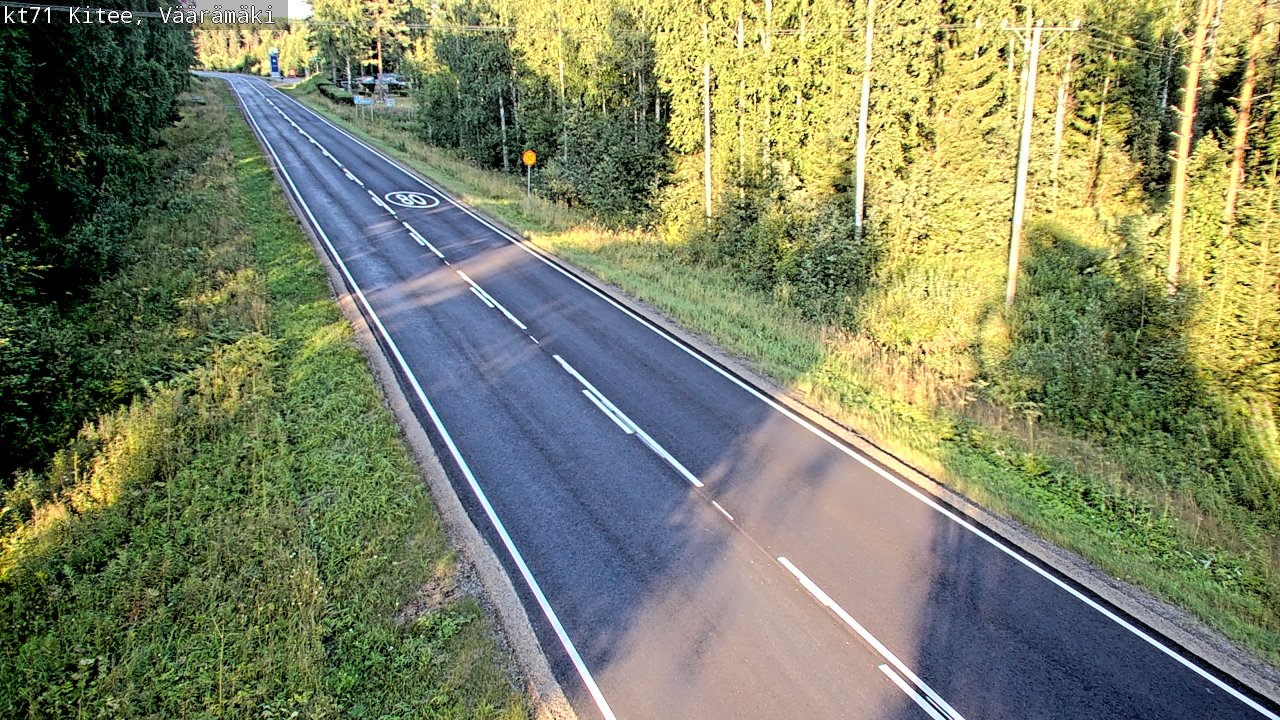 Kelikamerat Kuva Tie 71 Kitee, Väärämäki, Kitee, Pohjois-Karjala