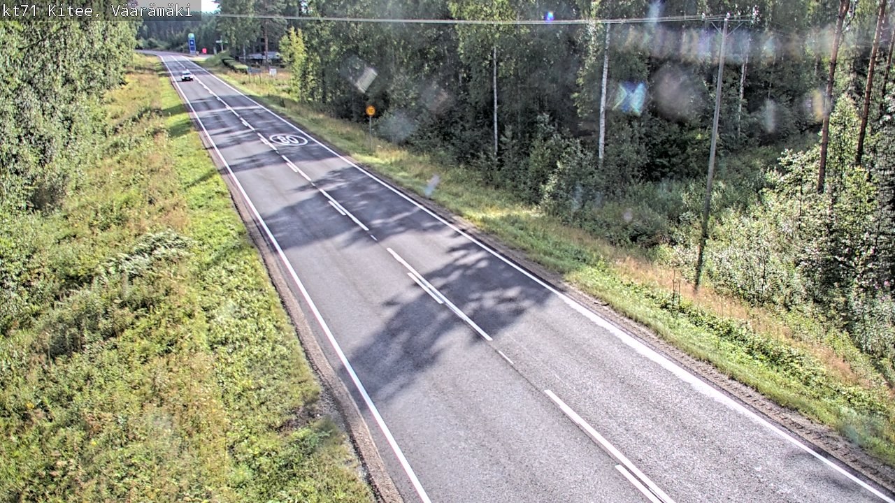Kelikamerat Kuva Tie 71 Kitee, Väärämäki, Kitee, Pohjois-Karjala