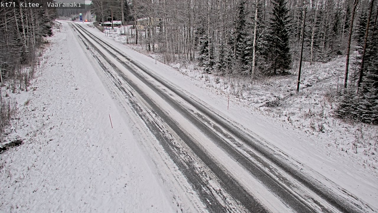 Weather Camera Image Väg 71 Väärämäki, Kitee, Pohjois-Karjala