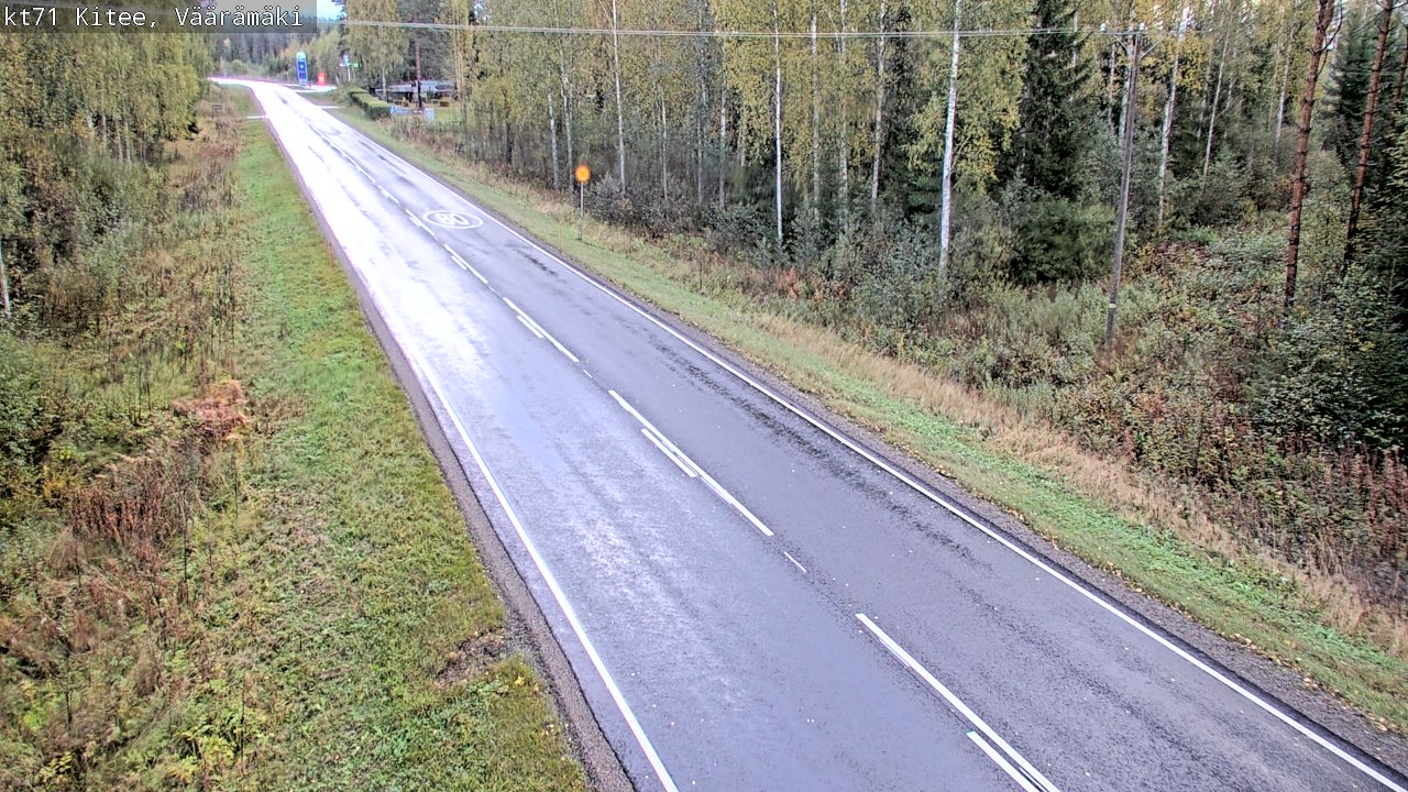 Weather Camera Image Road 71 Väärämäki, Kitee, Pohjois-Karjala