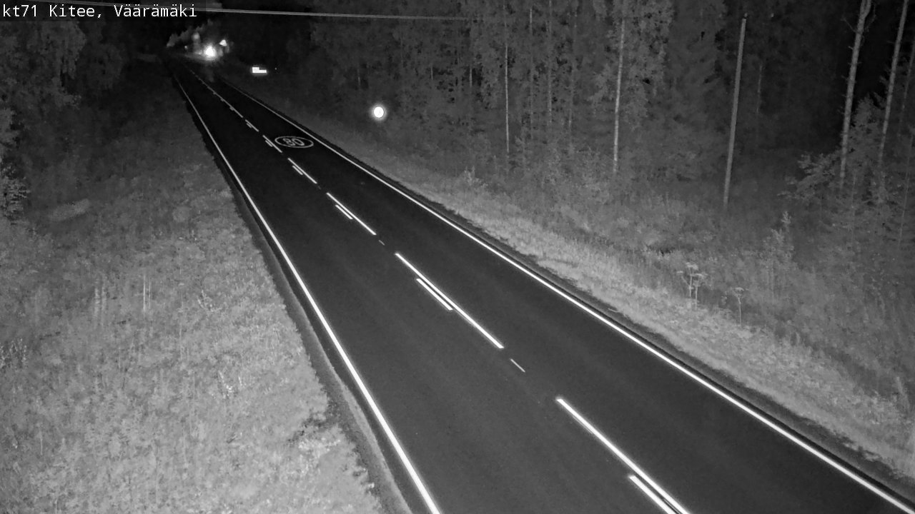 Kelikamerat Kuva Tie 71 Kitee, Väärämäki, Kitee, Pohjois-Karjala