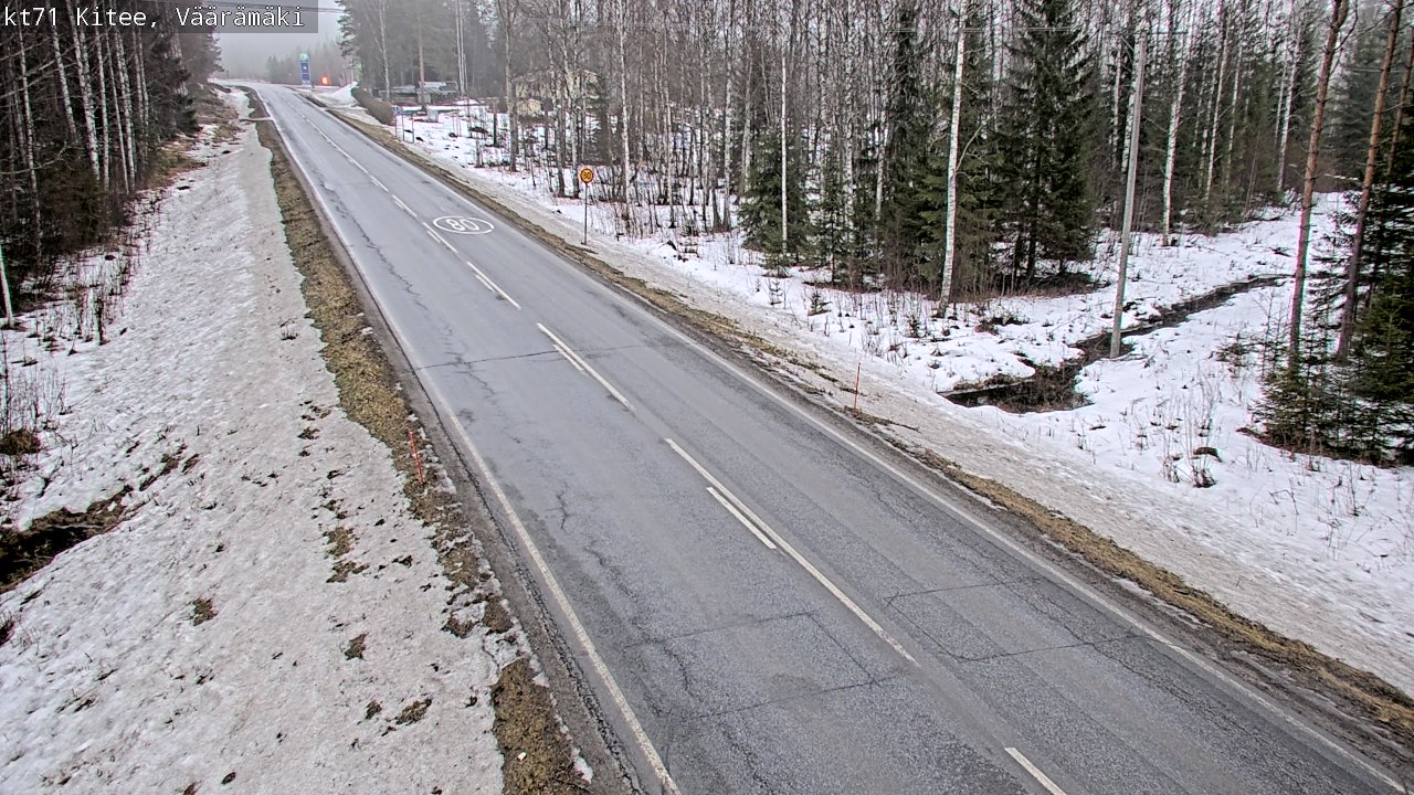 Kelikamerat Kuva Tie 71 Kitee, Väärämäki, Kitee, Pohjois-Karjala