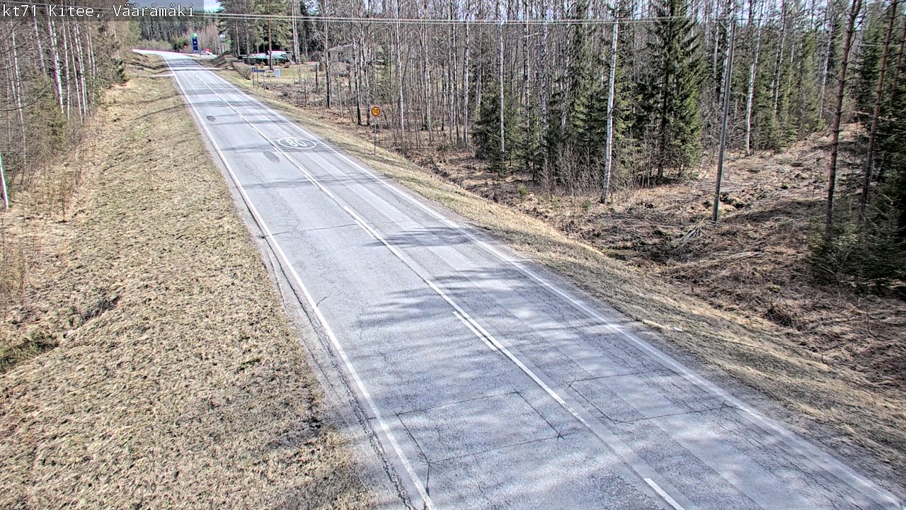 Kelikamerat Kuva Tie 71 Kitee, Väärämäki, Kitee, Pohjois-Karjala