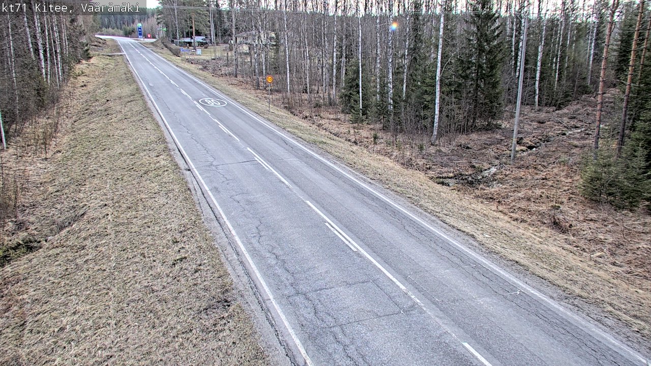 Kelikamerat Kuva Tie 71 Kitee, Väärämäki, Kitee, Pohjois-Karjala