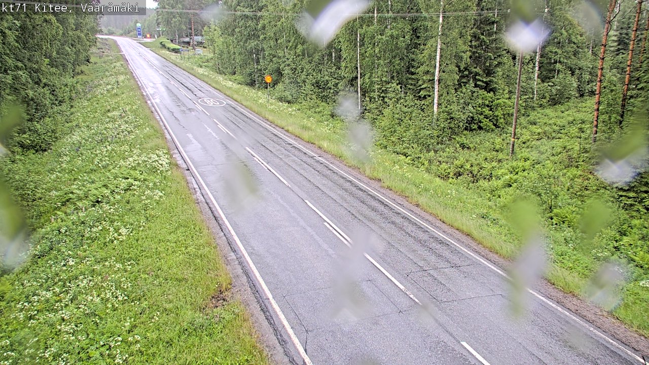 Kelikamerat Kuva Tie 71 Kitee, Väärämäki, Kitee, Pohjois-Karjala