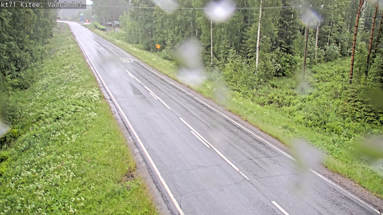 Kelikamerat Kuva Tie 71 Kitee, Väärämäki, Kitee, Pohjois-Karjala