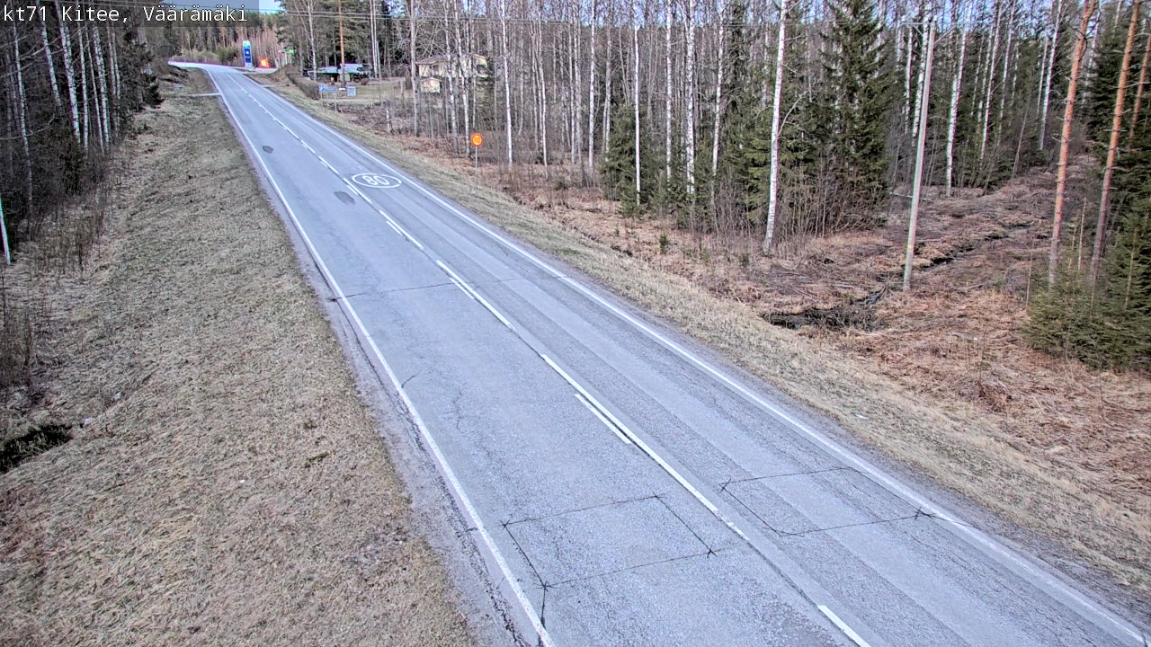 Kelikamerat Kuva Tie 71 Kitee, Väärämäki, Kitee, Pohjois-Karjala