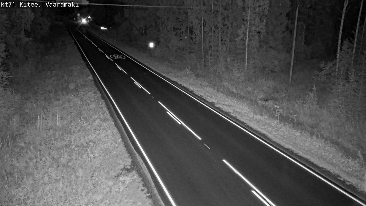 Kelikamerat Kuva Tie 71 Kitee, Väärämäki, Kitee, Pohjois-Karjala