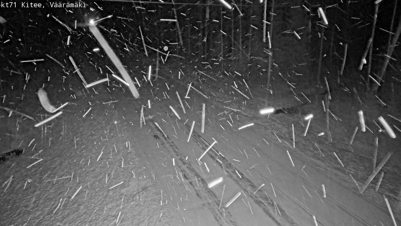 Kelikamerat Kuva Tie 71 Kitee, Väärämäki, Kitee, Pohjois-Karjala