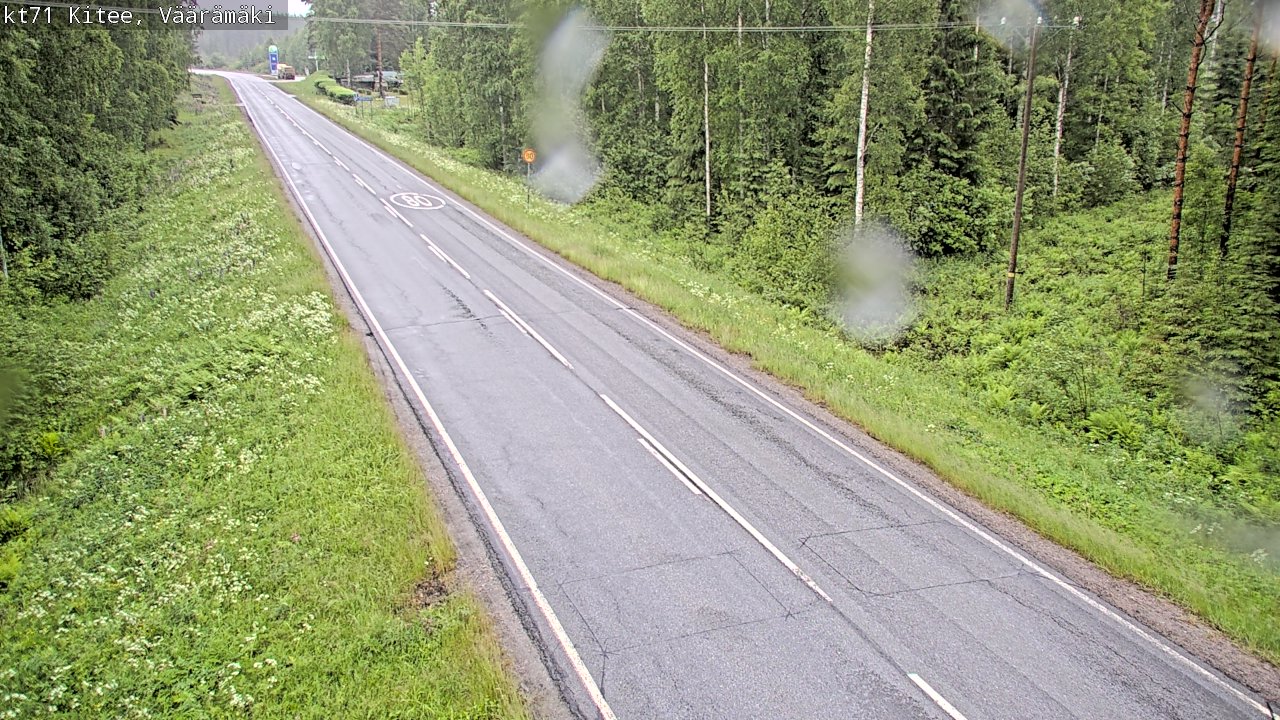 Kelikamerat Kuva Tie 71 Kitee, Väärämäki, Kitee, Pohjois-Karjala